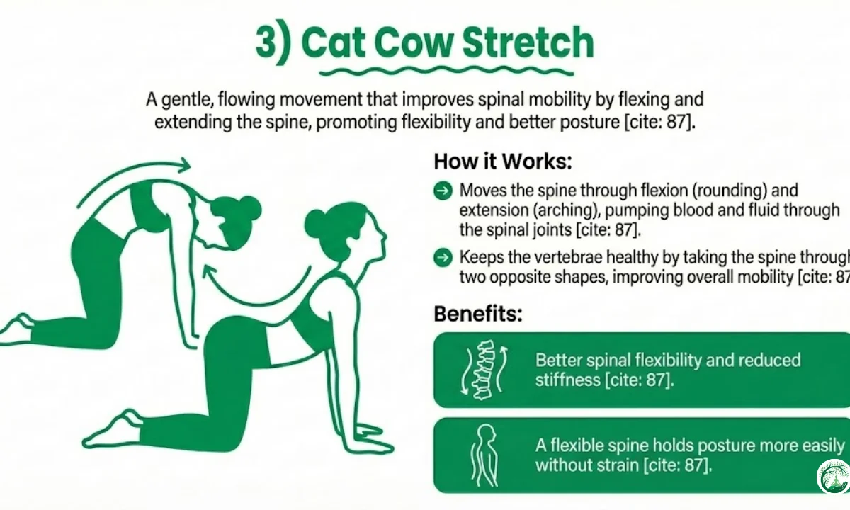 Cat Cow Stretch posture awareness
