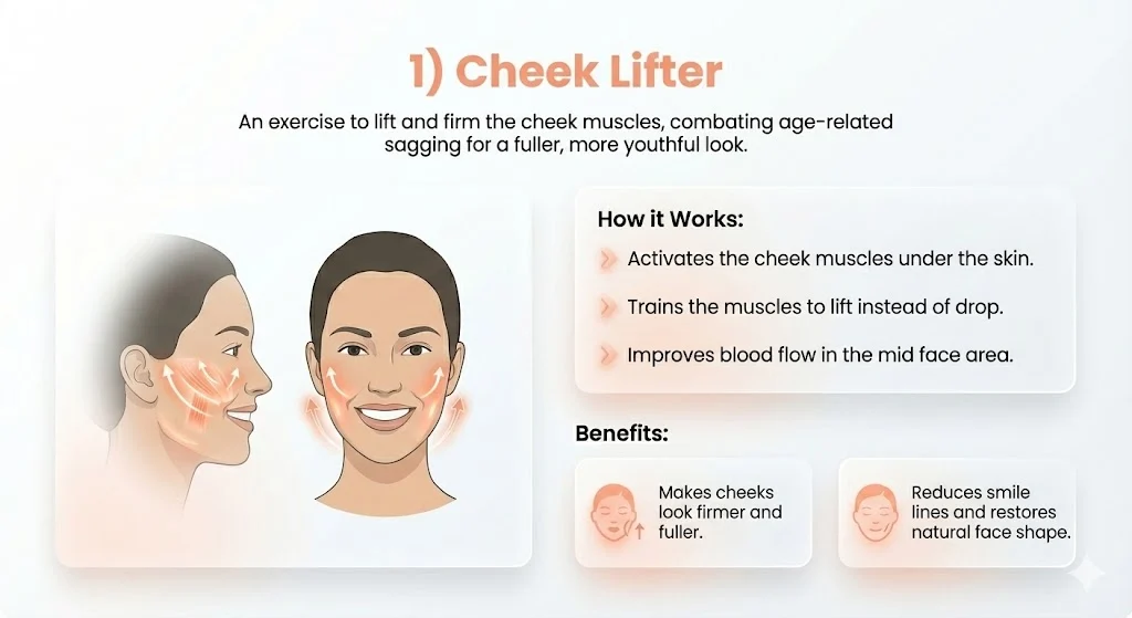 Cheek Lifter - Face Yoga For Anti Aging