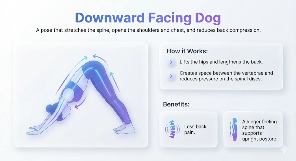  Downward Facing Dog - Best yoga for anti aging
