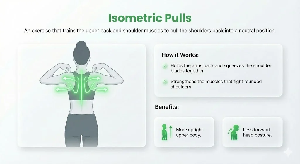  Isometric Pulls - Best yoga for posture correction 