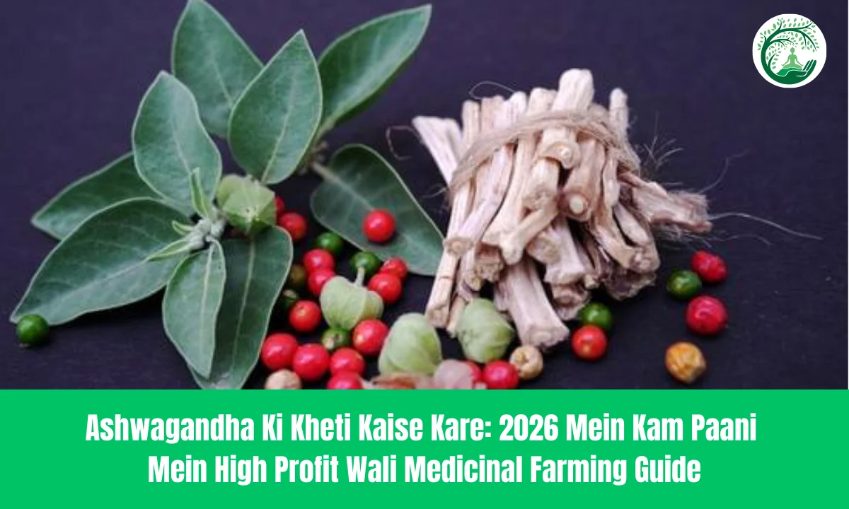 Ashwagandha Ki Kheti Kaise Kare: 2026 Mein Kam Paani Mein High Profit Wali Medicinal Farming Guide