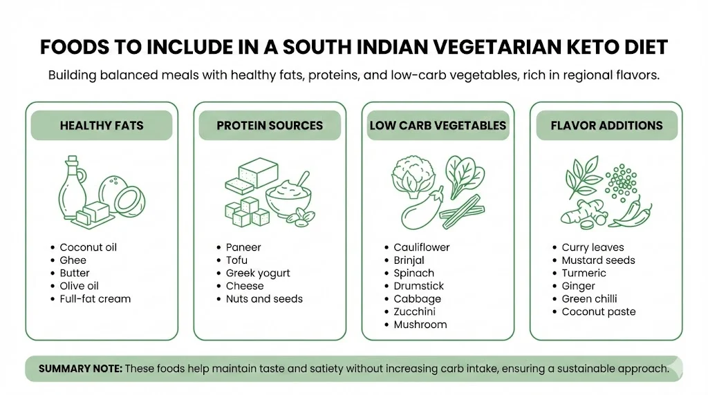 Foods To Include In A South Indian Vegetarian Keto Diet