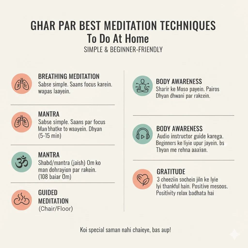 Best Meditation Techniques To Do At Home