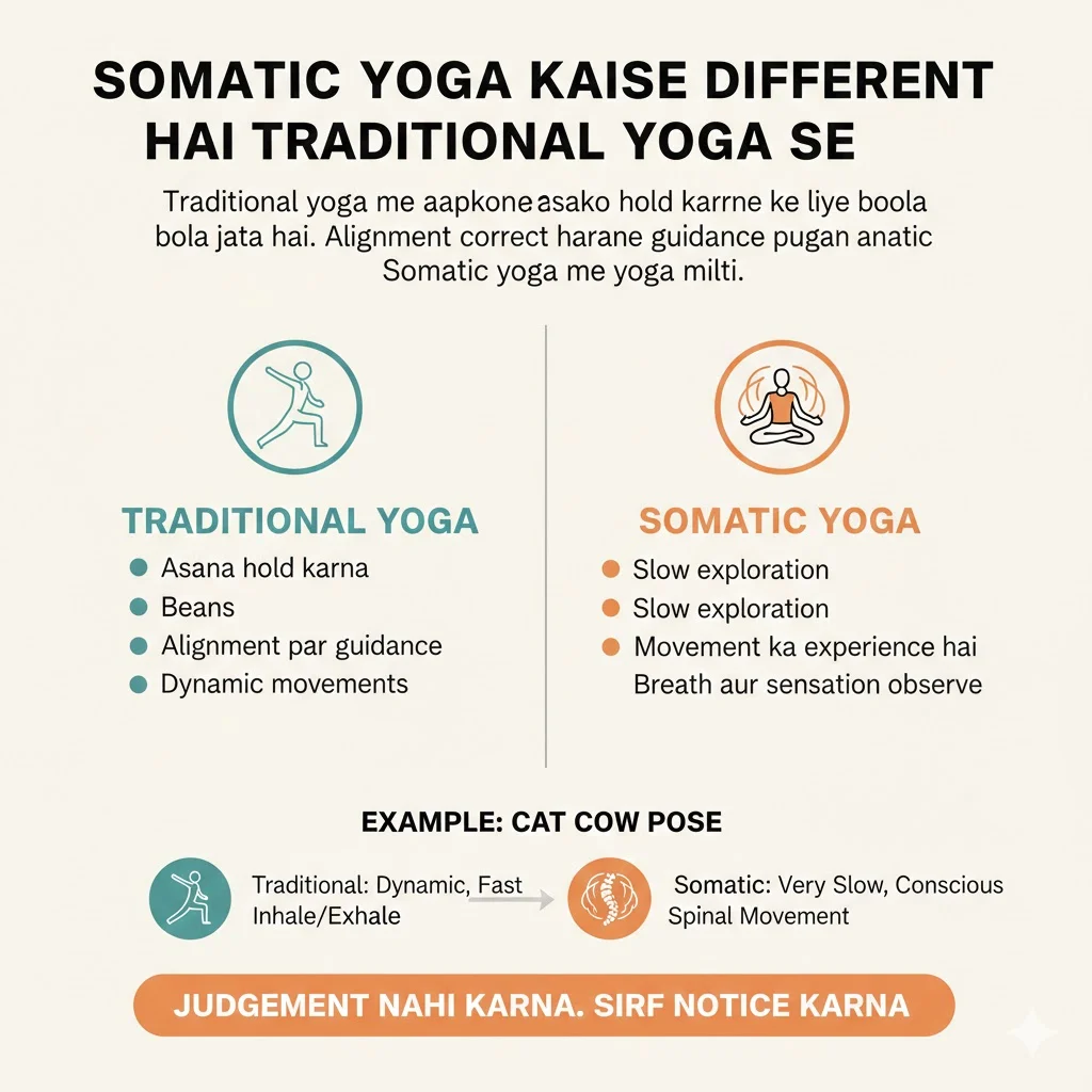 Somatic Yoga Kaise Different Hai Traditional Yoga Se?