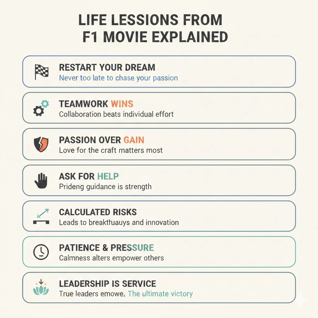 Life Lessons From F1 Movie Explained: 9 Powerful Truths About Comeback, Teamwork And Inner Peace