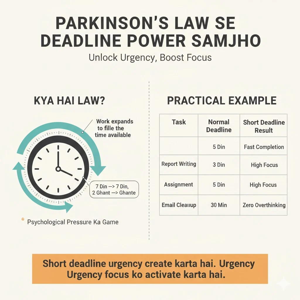 Parkinson’s Law Se Deadline Power Samjho