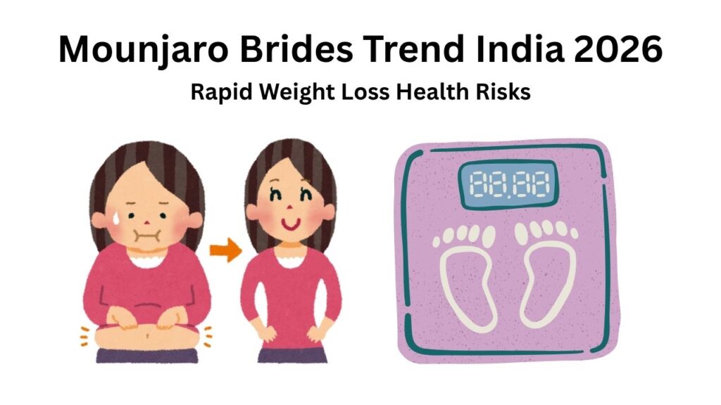 Bride preparing for wedding with rapid weight loss trend linked to Mounjaro use in India