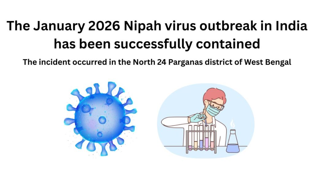 Health workers managing Nipah virus outbreak in West Bengal with safety gear and containment measures