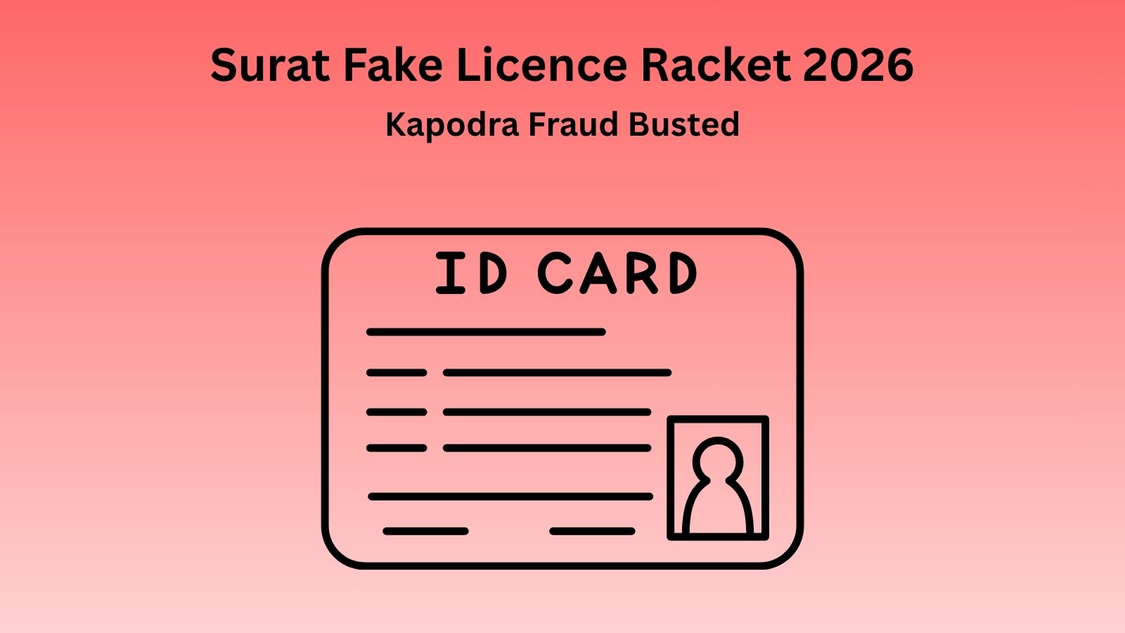 Surat fake learning licence racket busted Kapodra police arrest scam victims cheated
